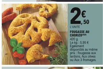 E.Leclerc Fougasse au Chorizo offre