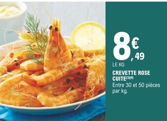 E.Leclerc Crevette Rose Cuite offre