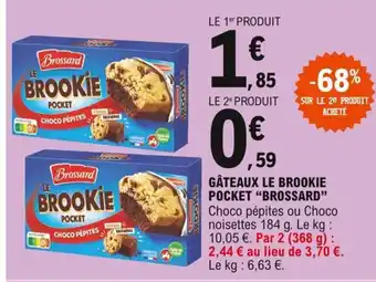E.Leclerc Gâteaux Le Brookie Pocket Brossard offre