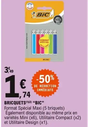 E.Leclerc Bic Bricquets offre