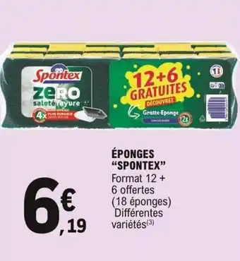 E.Leclerc Spontex Éponges offre