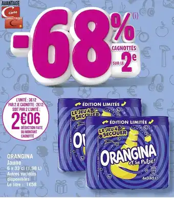 Casino Supermarchés ORANGINA jaurre offre