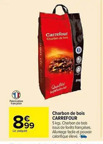 Carrefour Market Charbon De Bois Carrefour offre