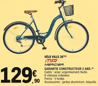 E.Leclerc MR vélo ville 26" offre