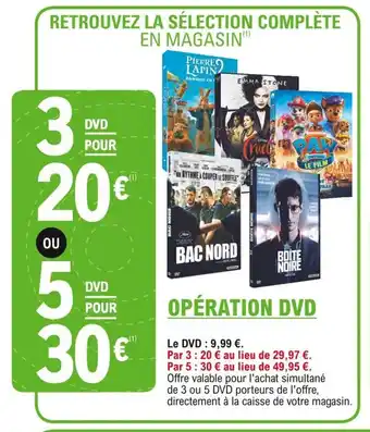 E.Leclerc Opération DVD offre