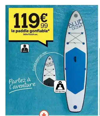 Centrakor Le Paddle Gonflable offre