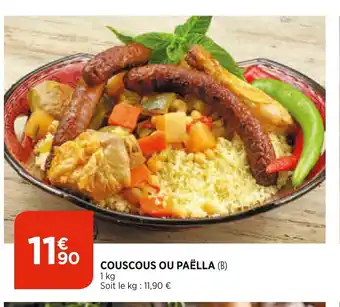 Bi1 Couscous Ou Paëlla offre