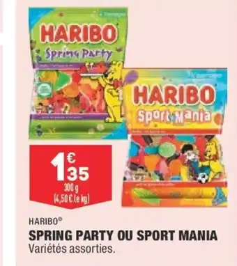 ALDI Haribo Spring Party ou Sport Mania offre