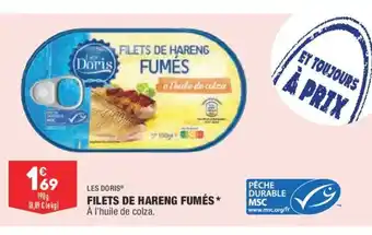 ALDI Les Doris Filets de Hareng Fumés offre