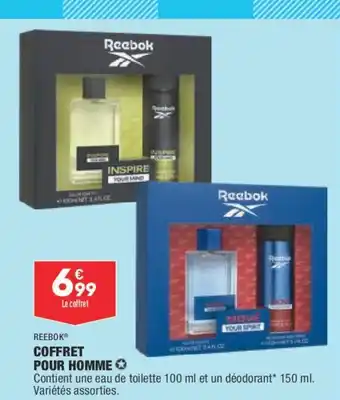ALDI Reebok Coffret Pour Homme offre