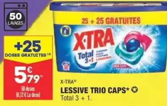 ALDI Xtra Lessive Trio Caps offre