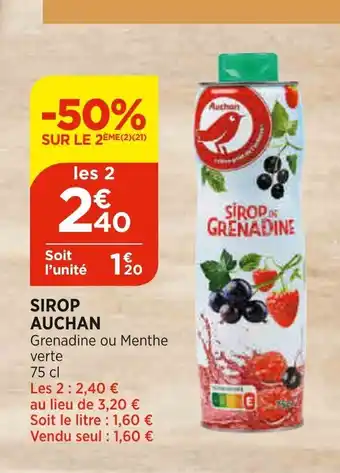 Sirop Auchan
