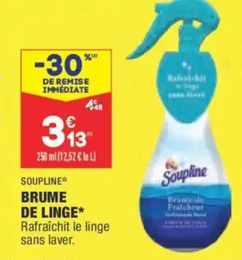 ALDI Soupline Brume de Linge offre
