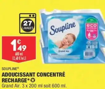 ALDI Soupline Adoucissant Concentré Recharge offre