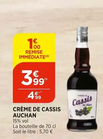 Crème de Cassis Auchan