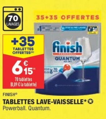 ALDI Finish Tablettes Lave-Vaisselle offre