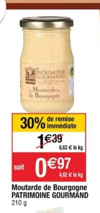 Cora x Carrefour Moutarde de Bourgogne Patrimoine Gourmand offre
