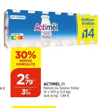 Bi1 Actimel offre