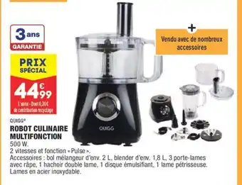 ALDI Quigg Robot Culinaire Multifonction offre