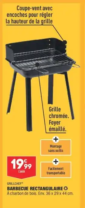 ALDI Barbecue Rectangulaire offre