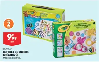 ALDI Crayola Coffret de Loisirs Créatifs offre