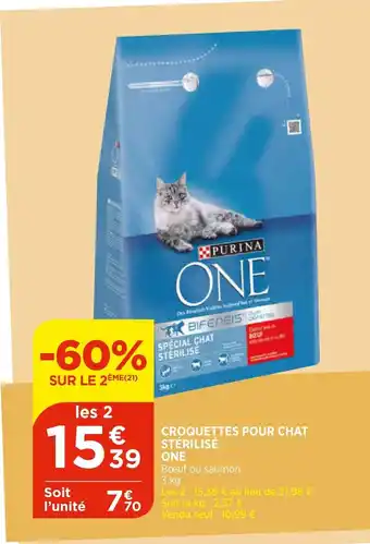 Bi1 One Croquettes Pour Chat Stérilisé offre