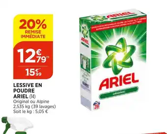 Bi1 Ariel Lessive En Poudre offre
