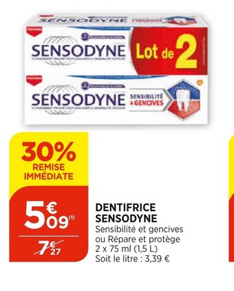 Bi1 Sensodyne Dentifrice offre