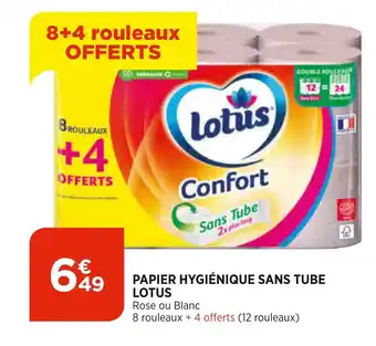 Bi1 Lotus Papier Hygiénique Sans Tube offre