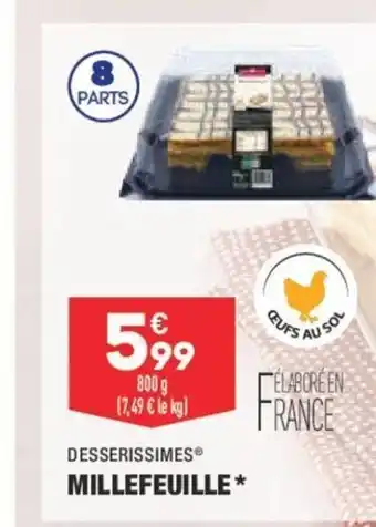ALDI Desserissmes Millefeuille offre