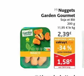 Colruyt Garden Gourmet Nuggets offre