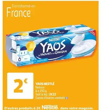 Auchan Supermarché Yaos Nestlé offre