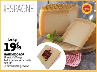 Auchan Supermarché Manchego AOP offre