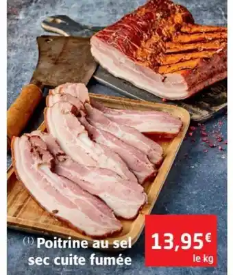 Colruyt Poitrine au sel sec cuite fumée offre