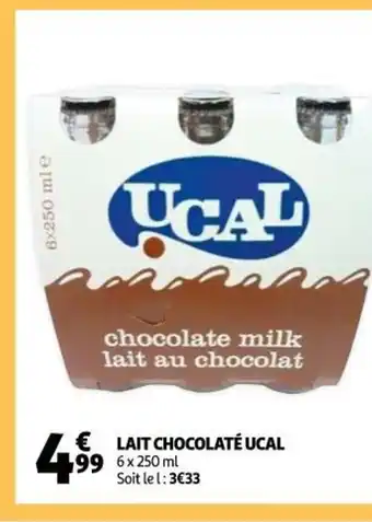 Auchan Supermarché Lait Chocolaté Ucal offre