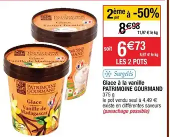 Cora x Carrefour Glacé à la vanille Patrimoine Gourmand offre