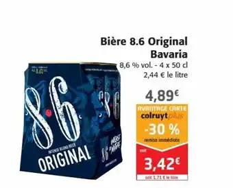 Colruyt Bière 8.6 Original Bavaria offre