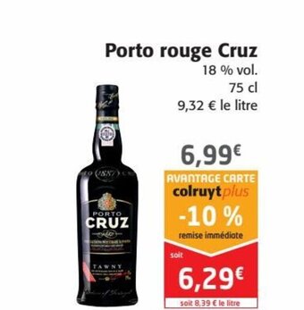 Colruyt Cruz Porto Rouge offre