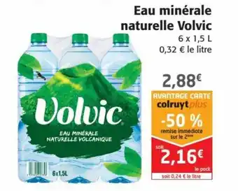 Colruyt Volvic Eau minérale naturelle offre
