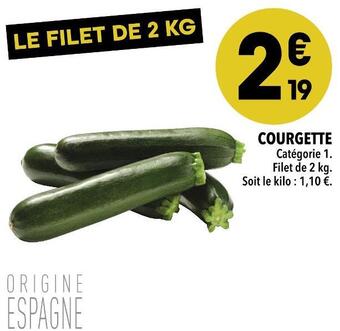 Supeco Courgette offre