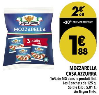 Casa azzurra mozzarella
