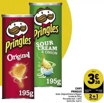 Supeco Pringles chips offre