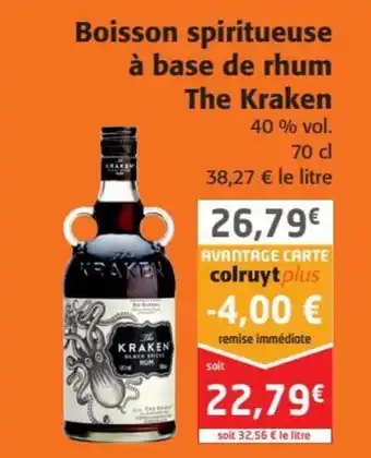 Colruyt the Kraken Boisson spirituese à base de rhum offre
