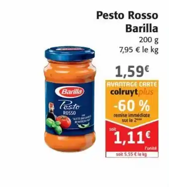 Colruyt Barilla Pesto Rosso offre