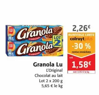 Colruyt Lu Granola offre