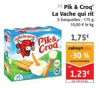 Colruyt Pik et croq' la vache qui rit offre