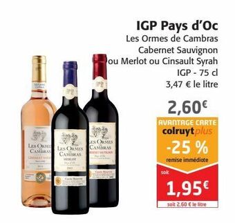 Igp pays d'oc