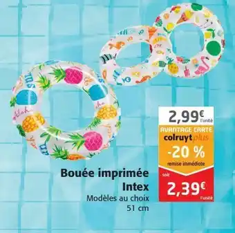Bouée imprimée intex