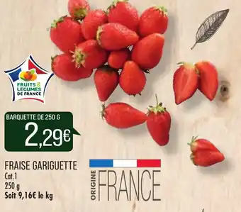 Match Fraise Gariguette offre