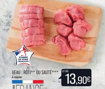 Match Veau : Rôti Ou Sauté offre